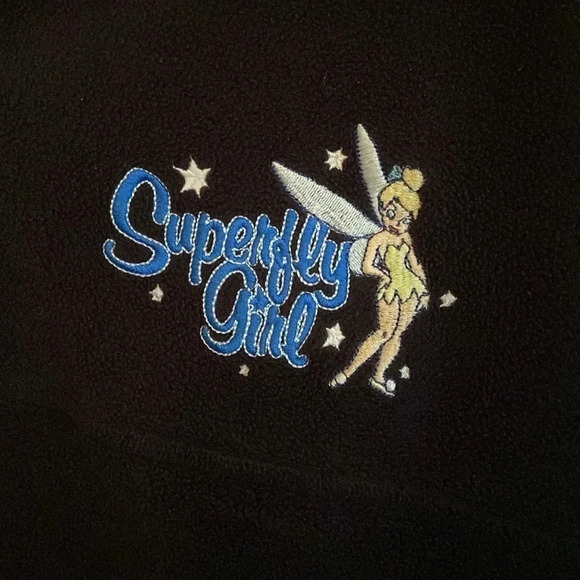 Awesome tinker bell fleece half zip pullover 
Closet 1 - Picture 3 of 10